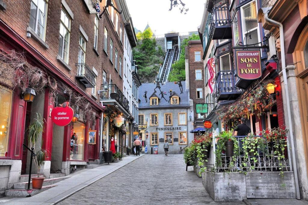 Penthouse With Free Indoor Parking Downtown Apartment Quebec City Bagian luar foto